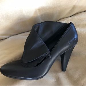 Coach black high heel shoes